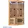 SANOTECHNIK SUPREME Infrarotkabine Wärmekabine 2 Pers. 120x120x190 cm