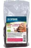 Biofood Raisins - Canneberges Mix 200 g Graines