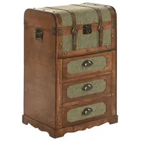 Fijalo Schubladenschrank Home ESPRIT grün Bunt Tropical 45 x