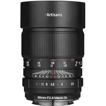 7artisans 60 mm F2,8 Macro 2X Makro-Objektiv für Sony E