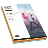 Inapa tecno colors A4 80 g/qm 100 Blatt mixed intensiv