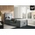 4mybaby GmbH Best for Home Boxspringbett mit Bettkasten Trinity K3-SINGLE 90x200 Bonellfederkern inkl. Topper | Grau | Grau