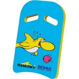 BEMA® Schwimmbrett Sharky mit Grifflöchern, inkl. Lernkarten & virtuellem Schwimmkurs