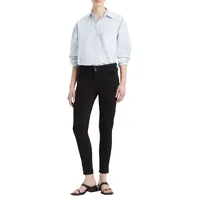 Levi's Damen 711 Double Button Jeans, Midnight Gaze, 29W