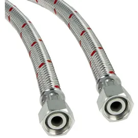 tecuro Ölschlauch 1500 mm x 1/2 Zoll x 1/2 Zoll Überwurfmutter (DN15), konisch dichtend, nach DIN EN ISO 6806 Typ 1