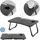 ML-Design Laptoptisch für Bett Schwarz 60x40 cm Betttisch klappbar