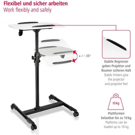 Hama Beamertisch mit 2 Ebenen 77510