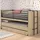 Vipack Halbhochbett SAM 90 x 200 cm Eiche braun