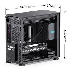 Jonsbo D41 MESH Screen ATX Gehäuse, Tempered Glass