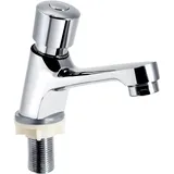 Aiperq - G1/2 Zeitverzögerung Push Wasserhahn Kaltwasser Push Wasserhahn Badezimmer Waschbecken Armaturen Badezimmer Wasserhahn