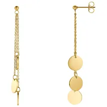 Steel_art Ohrstecker Janna gold Edelstahl