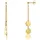 Steel_art Ohrstecker Janna gold Edelstahl