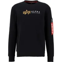 Alpha Industries Alpha Label Sweater Sweatshirt für Herren Black