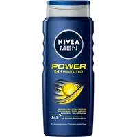 NIVEA MEN Power 24 H Fresh Effect 3in1 Anregendes Duschgel Herren 500 ml