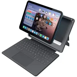 DEQSTER Smart Rugged Touch Plus Keyboard für iPad 10.9" (10. Generation) Grau