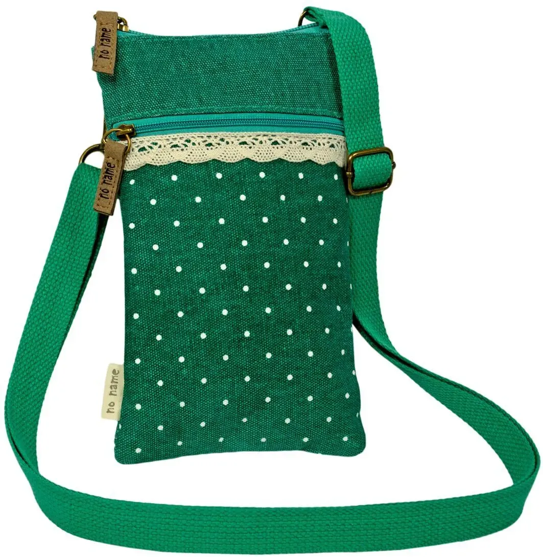 Mini Crossbag Punkte bottle green 335