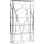 Beliani Hoxie Regal 100 x 30 x 175 cm Silber