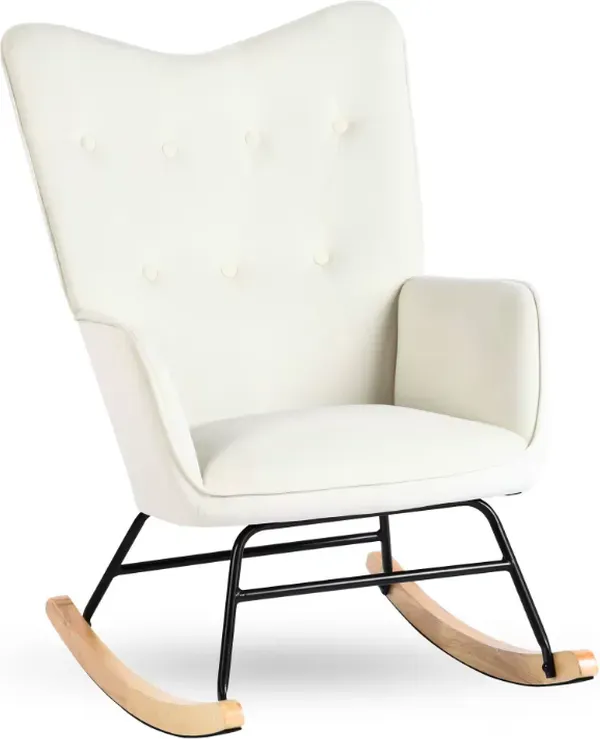Urban Meuble SCHAUKELSESSEL Samt Beige