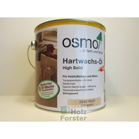 OSMO Hartwachs-Öl, 3040 Weißgrund, 2,50 Liter