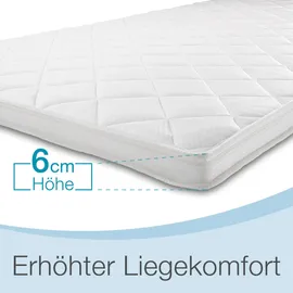 eloneo Komfortschaum Matratzen Topper 140 x 200 x 6 cm