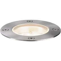 Paulmann Bodeneinbaustrahler Edelstahl 14,7 cm inkl. Leuchtmittel IP65 300 lm silber