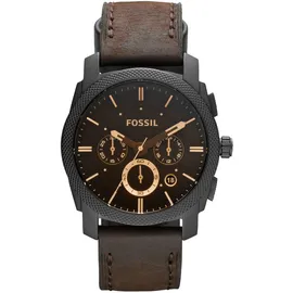 Fossil Machine Leder 42 mm FS4656