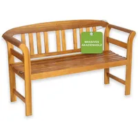 ACAMP Sitzbank, teakfarben, 2-Sitzer