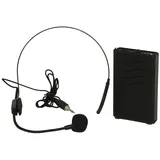 Ibiza - PORTHEAD12-2 - Drahtloses VHF-Kopfbügelmikrofon 207.5MHz für PORT8VHF-BT, PORT10VHF-BT, PORT12VHF-BT, PORT15VHF-BT