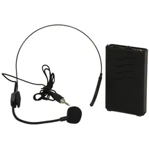 Ibiza - PORTHEAD12-2 - Drahtloses VHF-Kopfbügelmikrofon 207.5MHz für PORT8VHF-BT, PORT10VHF-BT, PORT12VHF-BT, PORT15VHF-BT
