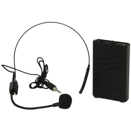 Ibiza - PORTHEAD12-2 - Drahtloses VHF-Kopfbügelmikrofon 207.5MHz für PORT8VHF-BT, PORT10VHF-BT, PORT12VHF-BT, PORT15VHF-BT