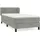 vidaXL Boxspringbett 80 x 200 cm Hellgrau