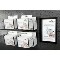 Durable Schutzrahmen Duraframe Magnetic A4 silber, 5er-Pack (486923)