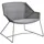 Cane-Line Breeze Loungesessel Stahl/Geflecht Hellgrau