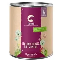 Herrmann's Manufaktur Bio-Menü Sensitiv Pferd mit Süßkartoffel und Zucchini 6 x 800 g