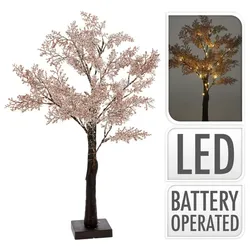 LED Baum Weihnachtsbeleuchtung Leuchtbaum Lichterkette 60 cm hoch 29 LED ́s