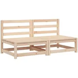 vidaXL Gartensofa 70 x 70 x 67 cm Massivholz Kiefer 2 St.