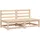 vidaXL Gartensofa 70 x 70 x 67 cm Massivholz Kiefer 2 St.