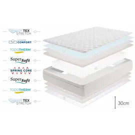 Moonia - Box Spring Premier - 140x200 30cm