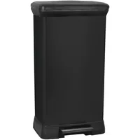 Curver Deco bin metalics 50 l Schwarz