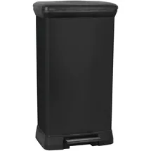 Curver Deco bin metalics 50 l Schwarz