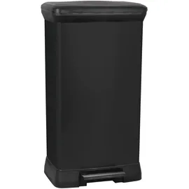 Curver Deco bin metalics 50 l Schwarz