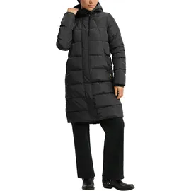 QS Wattierter Steppmantel - schwarz M