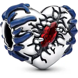 Pandora 793565C01 Silber Charm Stranger Things Glow-in-the-Dark Herz