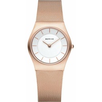 Bering Damen Uhr Armbanduhr Slim Classic - 11930-366 Meshband