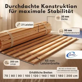 Coemo Rollrost 25 extrastabile Leisten 120 x 200 cm