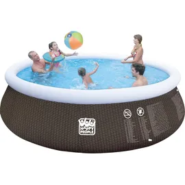 Happy People Quick Up Pool Set 450 x 106 cm inkl. Filterpumpe
