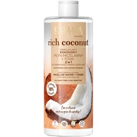 Eveline Cosmetics Eveline Rich Coconut Feuchtigkeitsspendende Kokosmizellen-Flüssigkeit und Tonikum 500ML