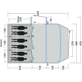Outwell Montana 6 Air Grün