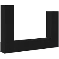 VidaXL TV-Schrank-Set 6 pcs Schwarz Eichen-Optik 30,5 x 30