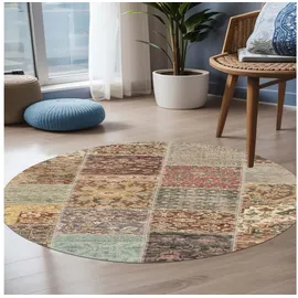 Bamyum Nadine Bedruckter 200x200 Teppich Chenille-Druck Maschinell Hergestellt